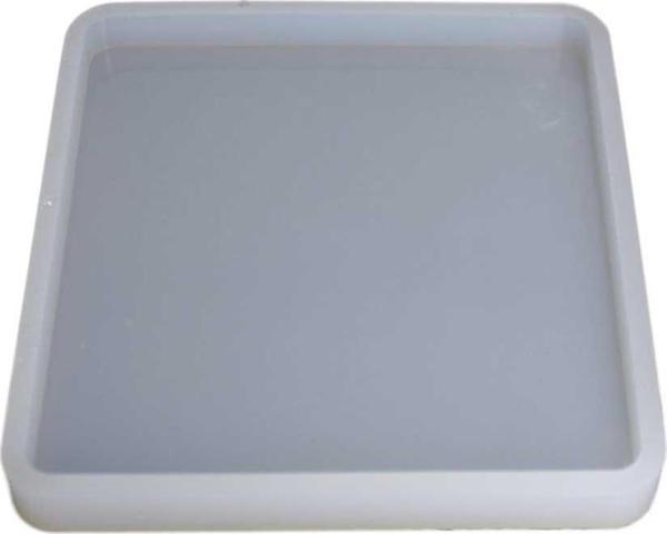 Epoksi Silikon Kalıp Kare Tabak Altlığı Kalıbı 9.8  CM - Image 1