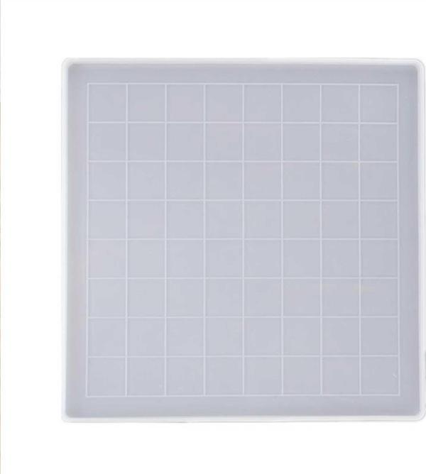 Epoksi Reçine Silikon Kalıp Satranç ve Dama Tahtası Kalıbı 28X28 - Image 1
