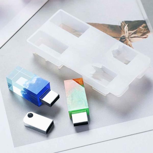 Epoksi Reçine Silikon Usb  Kalıbı 4 lü Model - Image 1