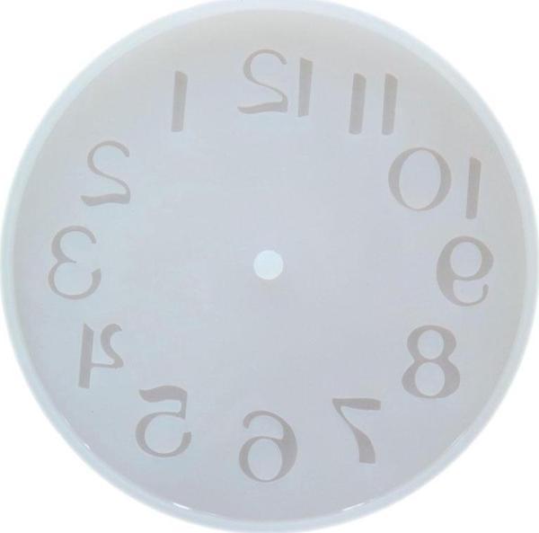 Epoksi Silikon Kalıp Saat Kalıbı Küçük Boy 10 CM - Image 1