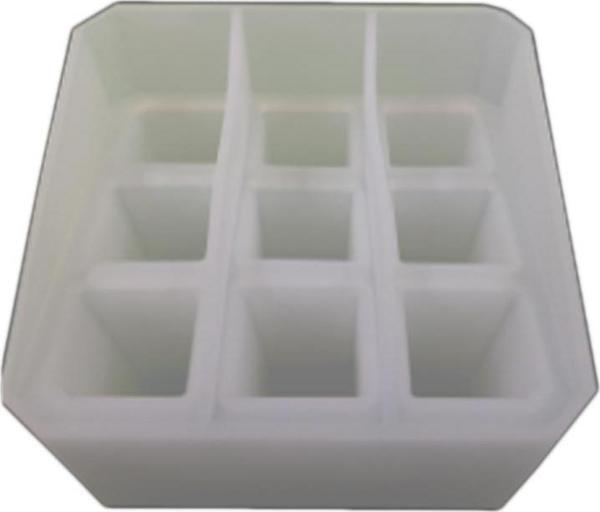 Epoksi Silikon  Kalıp Makyaj Ve Kalemlik Kutusu 9X9 CM - Image 1