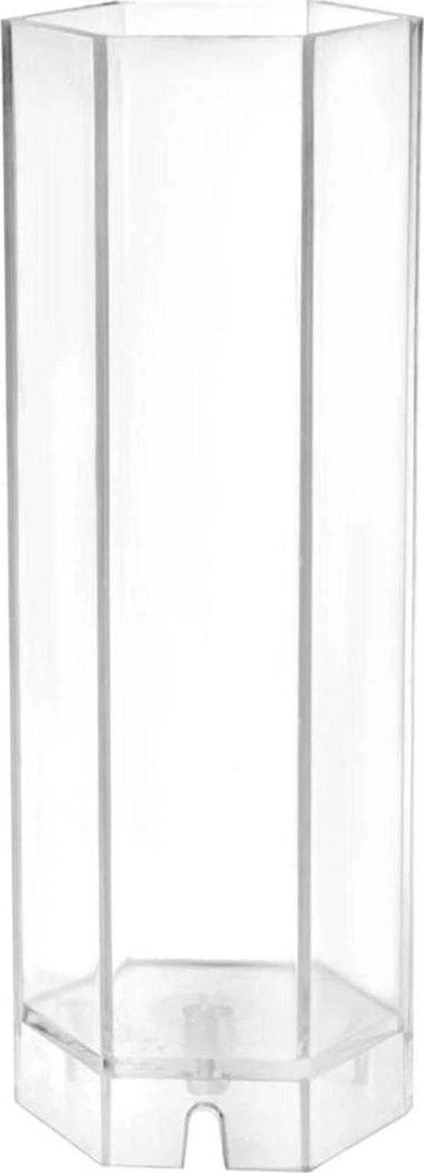 Poli Karbon Mum Kalıbı Altı Köşeli  15 CM 6239 - Image 1