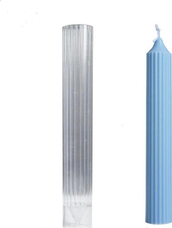 Poli Karbon Mum Kalıbı Dik Çizgili  6267 - Image 1