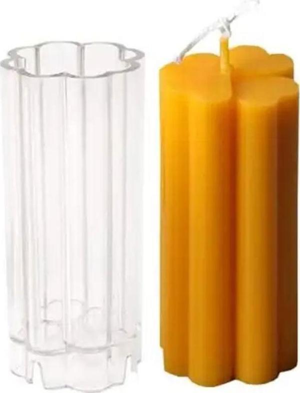 Poli Karbon Mum Kalıbı Mika Sert Plastik Kalp  Şekilli  Küçük 6230 - Image 1