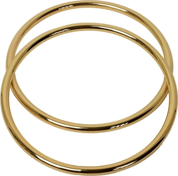 Metal Halka Çanta Halkası 5 CM (25 Adet)  Gold - Image 1