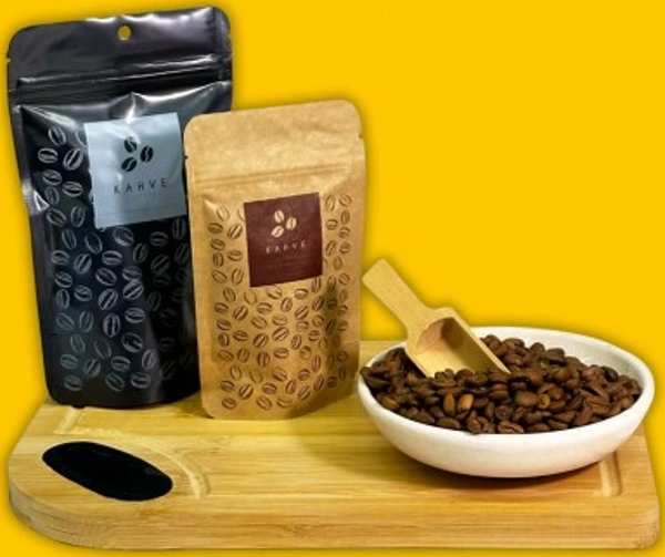 KAHVE BASKILI KAĞIT ALÜMİNYUM DOYPACK 8,5X14 50 GRAM 100 adet - Image 1