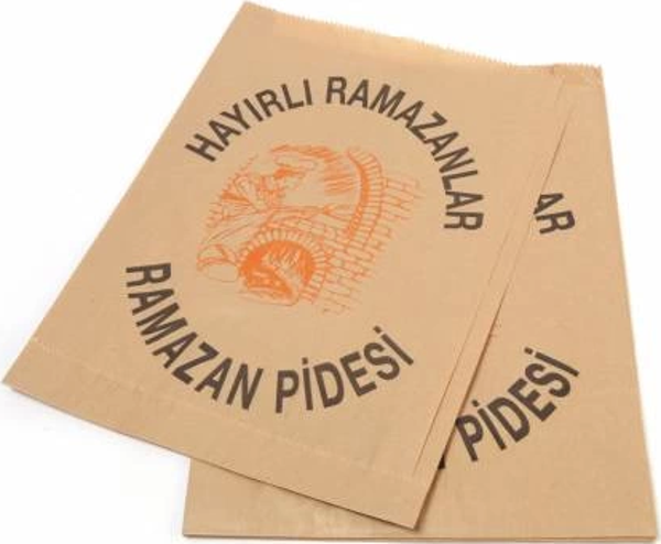 RAMAZAN PİDESİ ÇİZGİLİ ŞAMUA KRAFT KESE KAĞIDI 30X40CM 2kg - Image 1