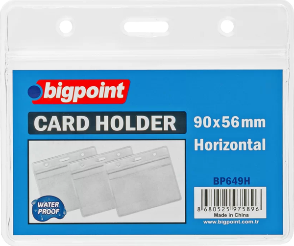 Bigpoint Kilitli Kart Poşeti Yatay 95x58mm - Image 1