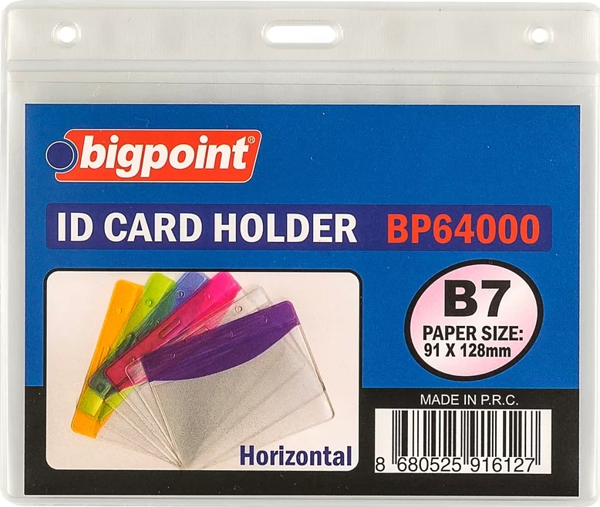 Bigpoint Korumalı Kart Poşeti Yatay B7 (128x91mm) - Image 1