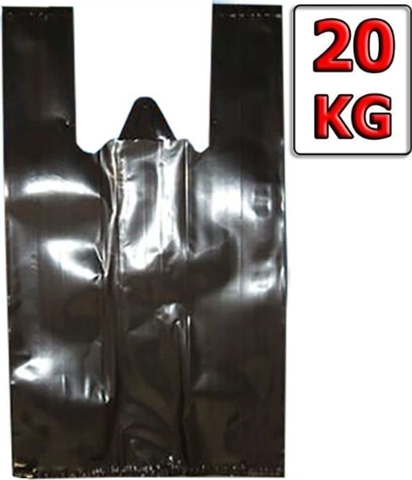 Atlet Poşet Siyah Battal Boy 35x70 cm ( 20 Kg ) - Image 1