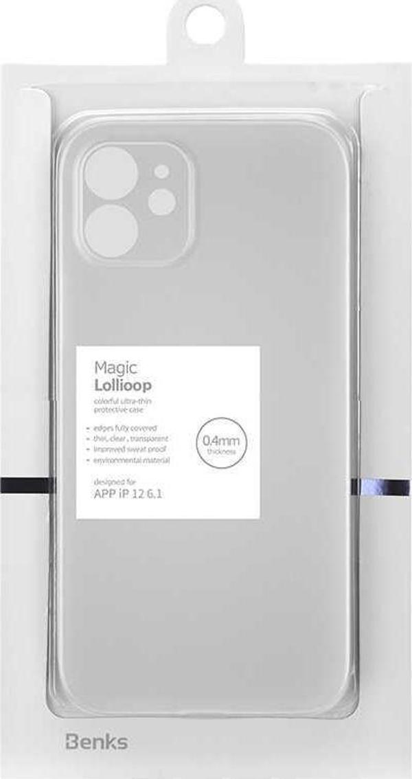 Benks Apple iPhone 12 Kılıf Slim Fit Mat PP Lollipop Protective Kapak - Image 1