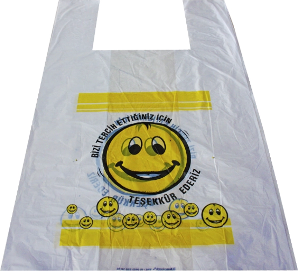 Hışır Poşet Smile Baskılı Küçük Boy ( 200'lü x 10 Paket ) - Image 1
