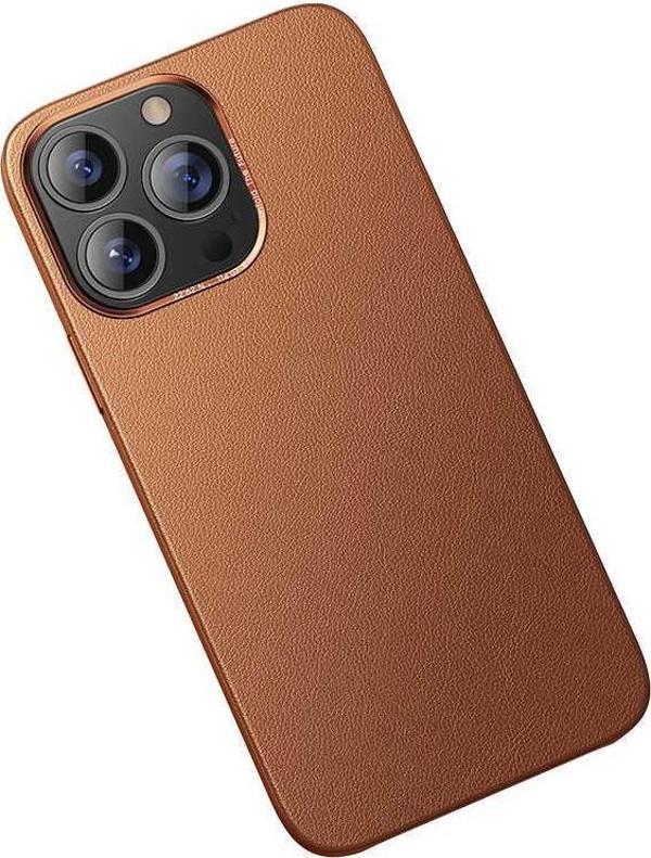 Benks Apple iPhone 13 Pro Max Kılıf Magnetic Hakiki Deri Kılıf - Image 1