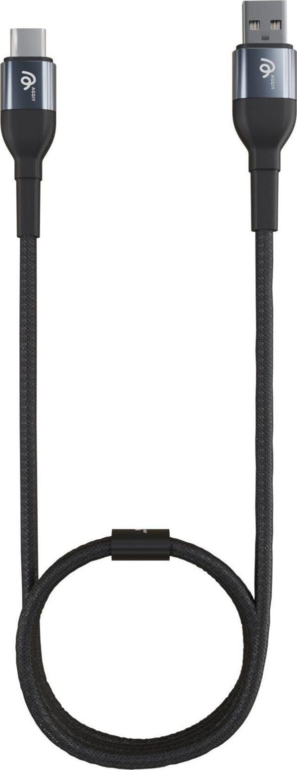 Aggıy Ag-Cl1 Usb To Type-C 5A Korumalı Hızlı Şarj Kablosu - Image 1