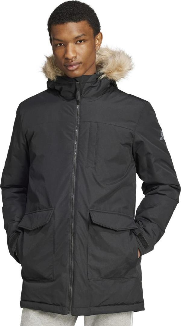 IX8888-E adidas Paverıc Fur Par Erkek Mont Siyah - Image 1