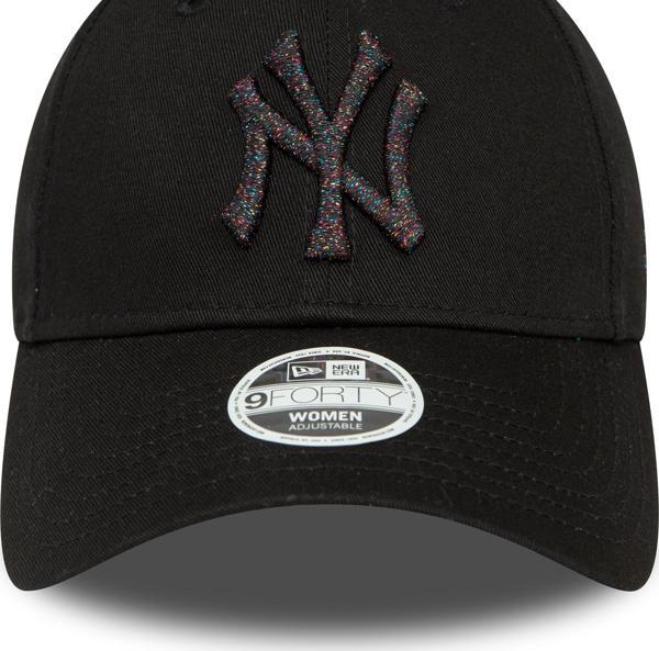 60435260-R New Era Wmns Metallıc Logo 9Forty Neyyan  Blkxmt Kadın Şapka Siyah - Image 1