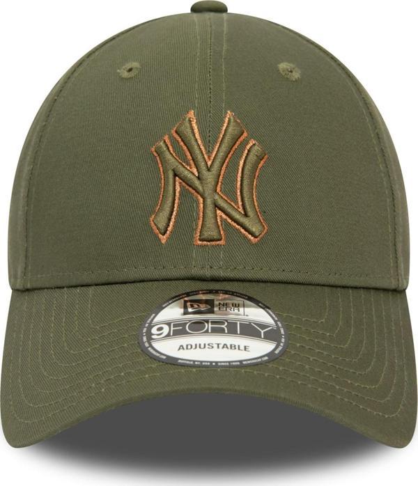 60435144-R New Era Metallıc Outlıne 9Forty Neyyan  Novmtc Şapka Haki - Image 1