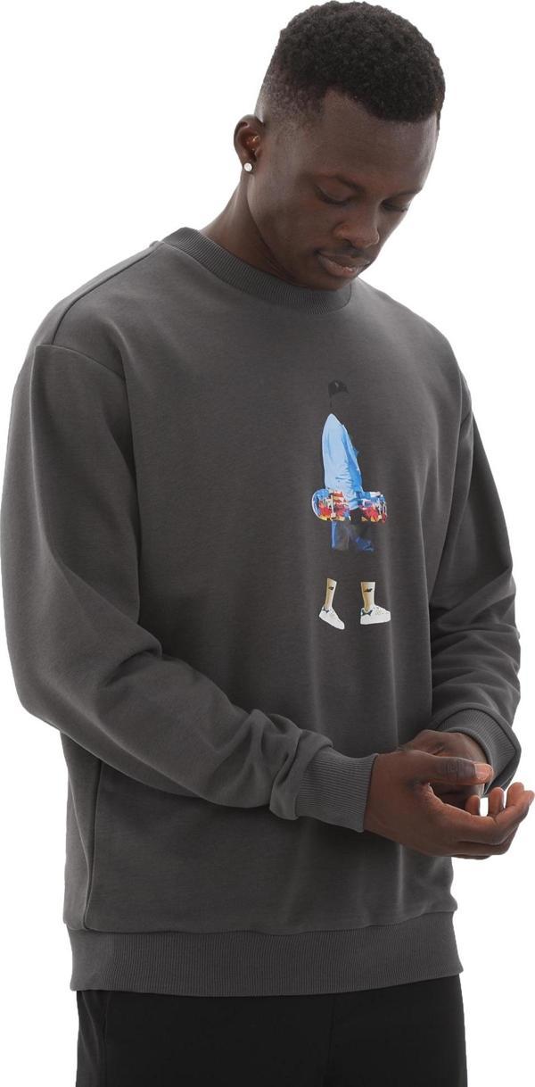 MNC3410-ANT New Balance Mnc3410 Erkek Sweatshirt Antrasit - Image 1