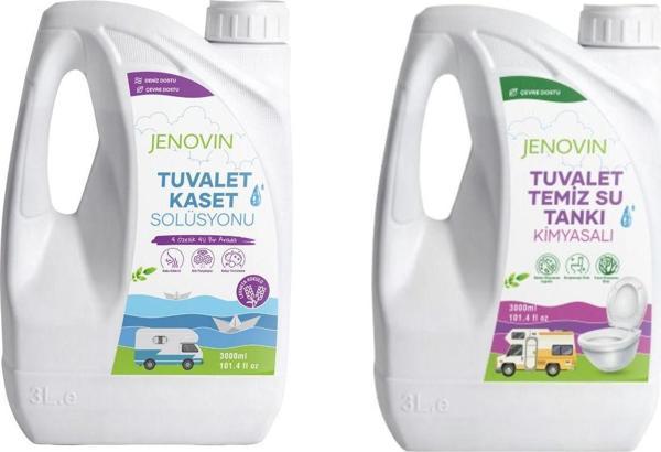 Jenovin Sifon Temizliği Karavan & Tekne Tuvalet Kimyasalı 3L Katı Atık Parçalama Lavanta Kokusu - Image 1
