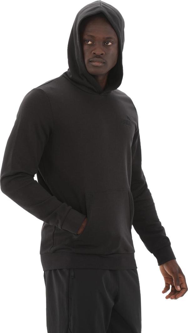 682703-01 Puma Ess Elevated Hoodie Erkek Sweatshirt Siyah - Image 1
