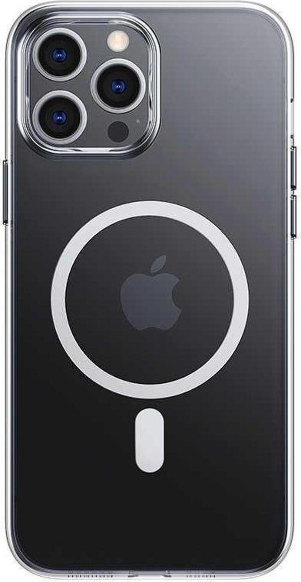 Benks Apple iPhone 13 Pro Max Kılıf Wireless Magnetik Crystal Series With Magnetic Clear Kapak - Image 1