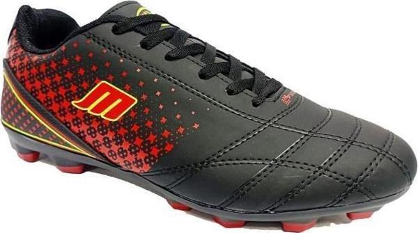 M.P 1133 MR Futbol Çim Kramponu 40-44 Siyah Kırmızı - Image 1