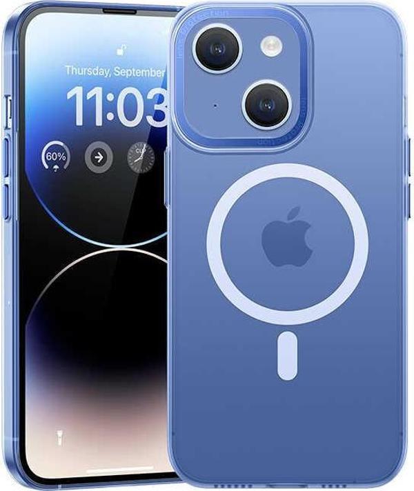 Benks Apple iPhone 14 Kılıf Sararmayan Wireless Şarj Destekli Magnetik Haze Kapak - Image 1