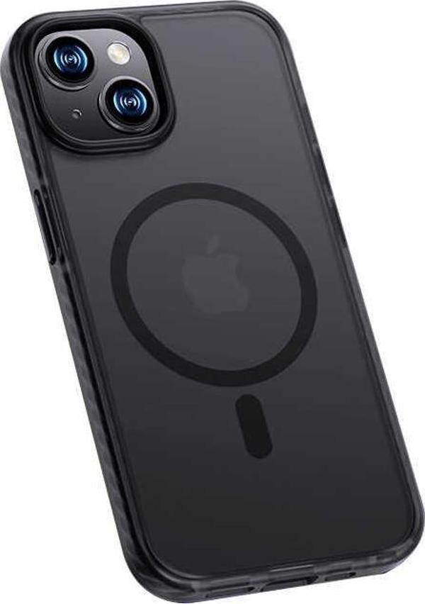 Benks Apple iPhone 14 Plus Kılıf Kenarları Silikon Airbagli Mat Arka Yüzey Icesand Kapak - Image 1
