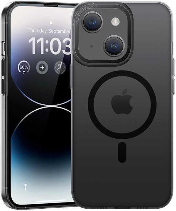 Benks Apple iPhone 14 Plus Kılıf Sararmayan Wireless Şarj Destekli Magnetik Haze Kapak - Image 1