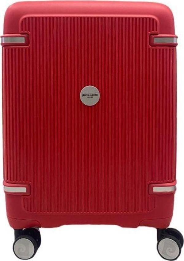 Pierre Cardin Trolley 50 Cm Kirmizi Unisex Valiz - Image 1