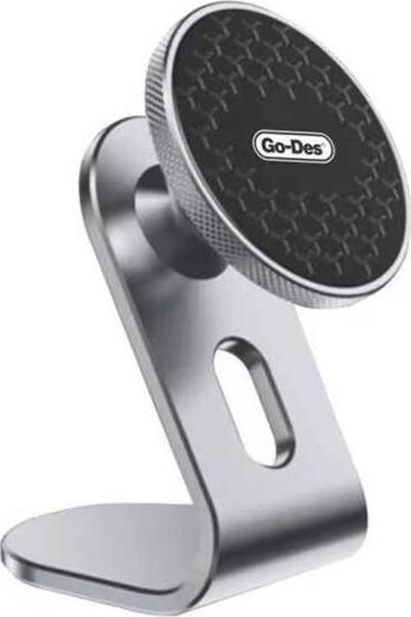 Go-Des GD-HD719 360 Derece Dönebilen Magnetik Araç İçi Telefon Tutucu Düz Zemin Versiyon - Image 1