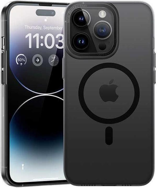 Benks Apple iPhone 14 Pro Kılıf Sararmayan Wireless Şarj Destekli Magnetik Haze Kapak - Image 1