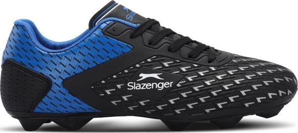 Slazenger CYCLE I Unisex Çocuk Futbol Ayakkabı Siyah / Mavi - Image 1