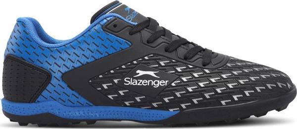 Slazenger CYCLE I Unisex Çocuk Futbol Ayakkabı Siyah / Mavi - Image 1