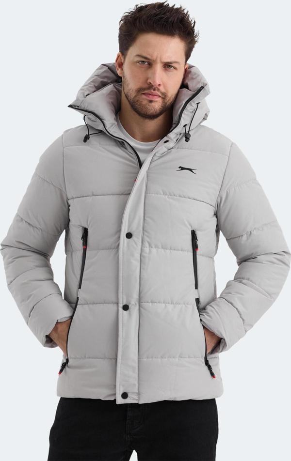 Slazenger GANEA Büyük Beden Erkek Mont &amp; Kaban Bej - Image 1