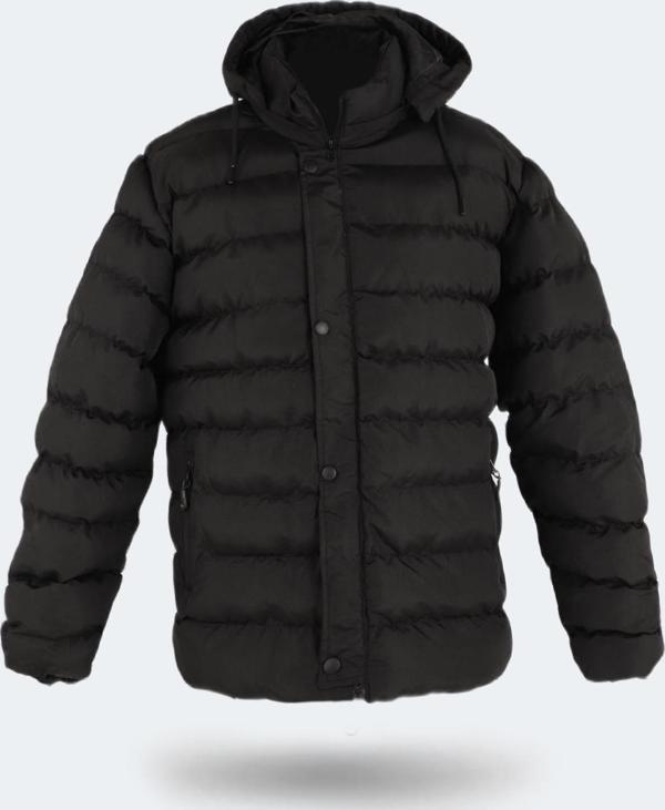 Slazenger SALINE Büyük Beden Erkek Mont &amp; Kaban Siyah - Image 1