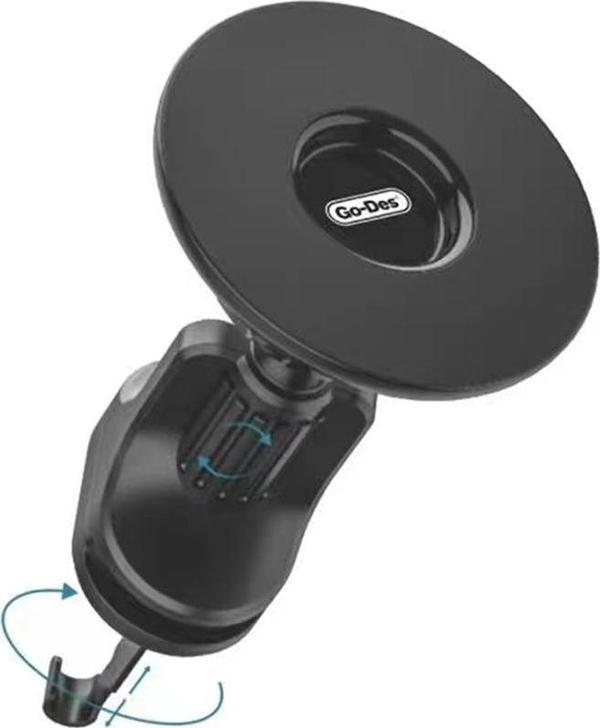 Go-Des GD-HD909 Magnetik 360 Derece Oynar Başlıklı Araç İçi Telefon Tutucu Havalandırma Tasarım - Image 1