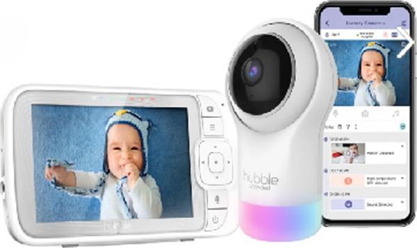 Hubble Nursery Pal Glow+ Wifi Bebek 5" Hd Wi-fi Dijital Bebek Kamerası - Image 1