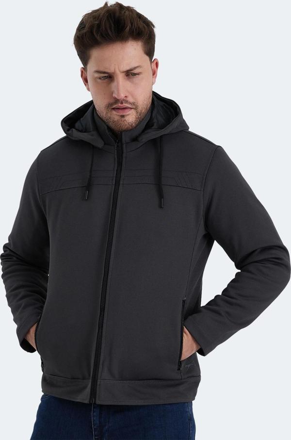 Slazenger HENDRIKKO Erkek Mont &amp; Kaban Koyu Gri - Image 1