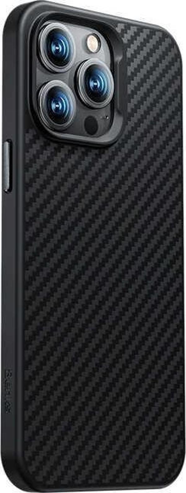 Benks Apple iPhone 14 Pro Max Kılıf Karbon Fiber Civilian Aramid Protective Kapak - Image 1