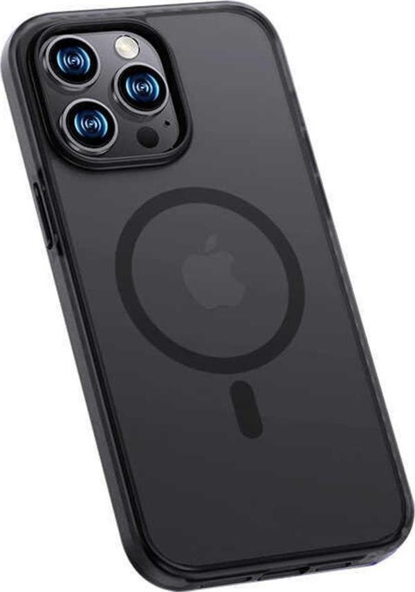 Benks Apple Iphone 14 Pro Max Kılıf Kenarları Silikon Airbagli Mat Arka Yüzey Icesand Kapak - Image 1
