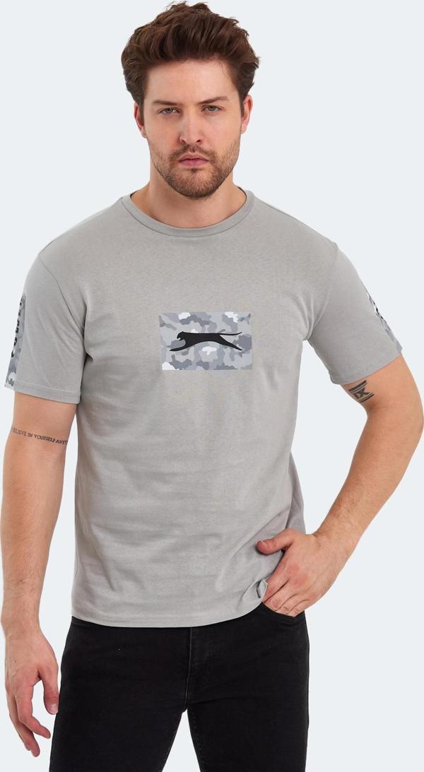 Slazenger PADERAU Erkek Tişört Taş Gri - Image 1