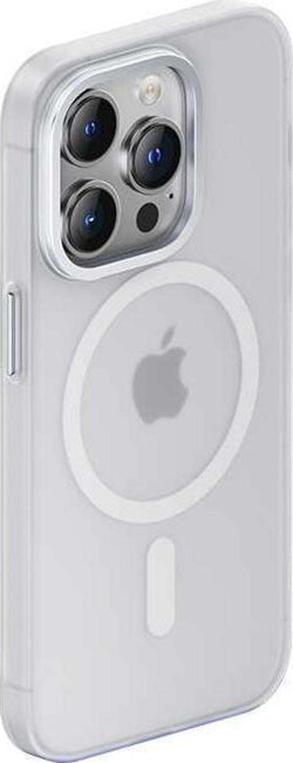 Benks Apple iPhone 14 Pro Max Kılıf Sararmayan Wireless Şarj Destekli Seri Magnetik Haze Kapak - Image 1
