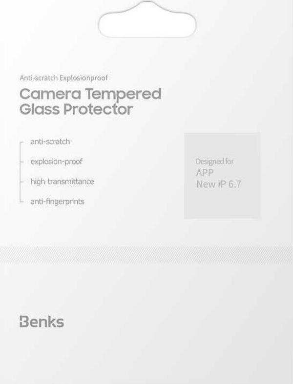 Benks Apple iPhone 12 Pro Max Soft Kamera Lens Koruyucu Cam - Image 1