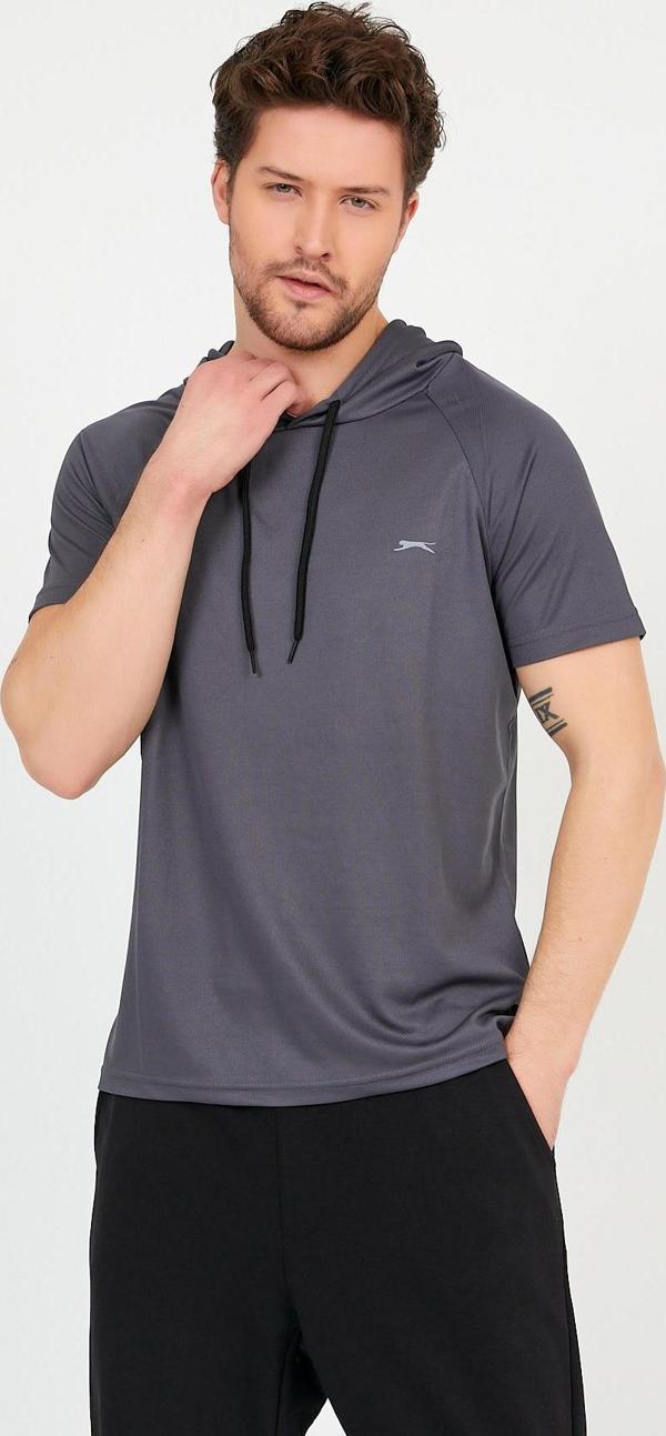 Slazenger RAGNA Erkek Tişört Koyu Gri - Image 1