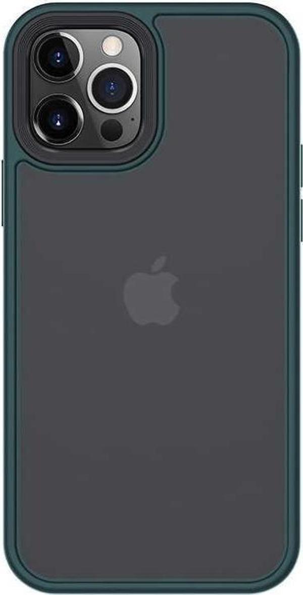 Benks Apple iPhone 12 Pro Max Kılıf Arkası Mat Buzlu Hybrid Kapak - Image 1