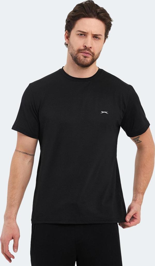 Slazenger OSWIN Erkek Tişört Siyah - Image 1
