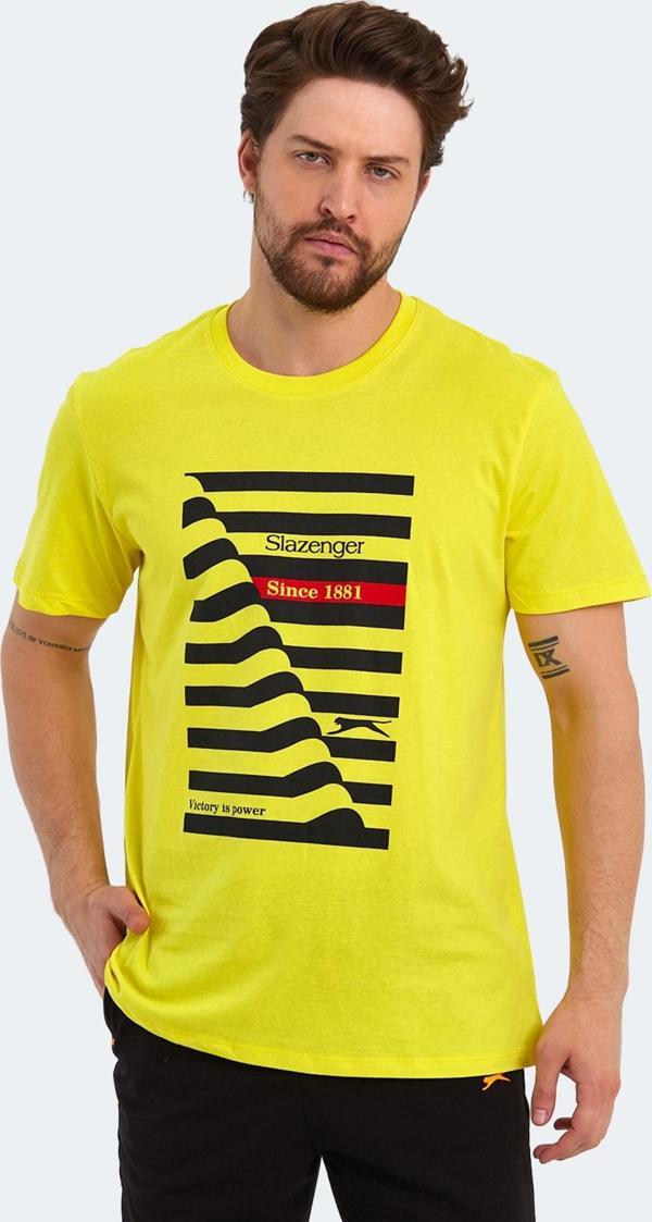 Slazenger KATELL OVER Erkek Tişört Açık Sarı - Image 1