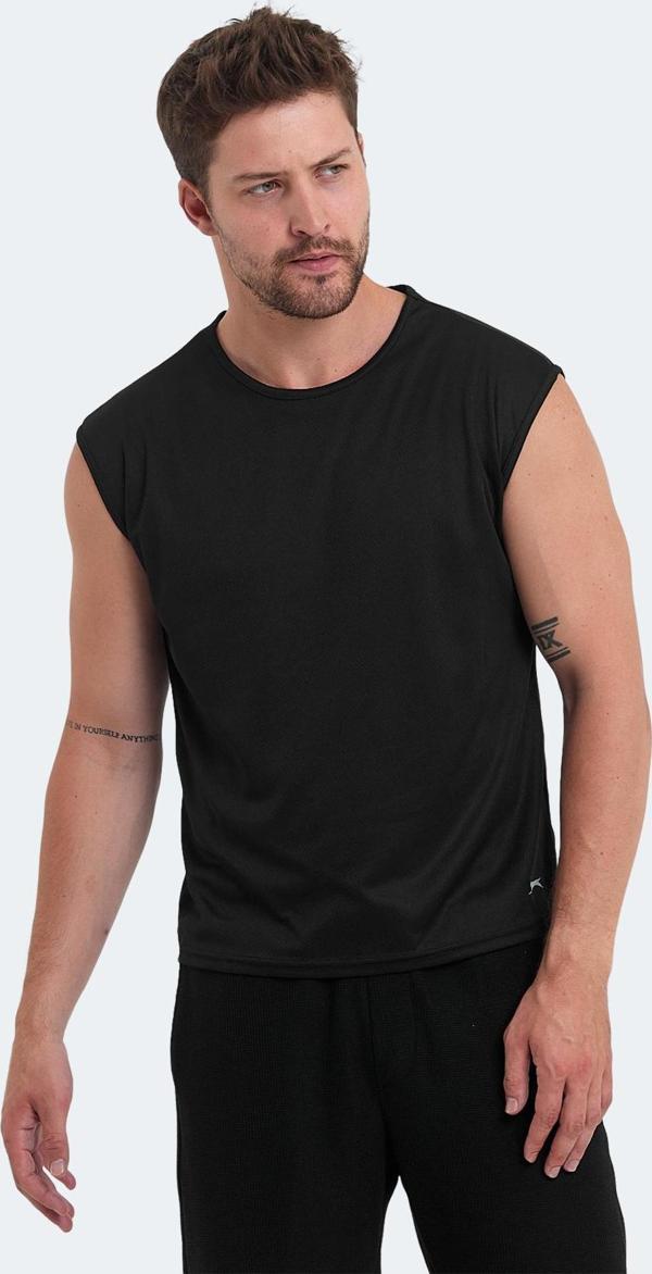 Slazenger VASKA I Erkek Tişört Siyah - Image 1