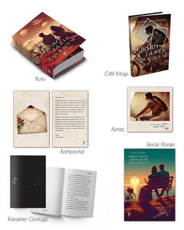 Kırmızı Güller Çabuk Solar Kutulu Set - Artemis Yayınları - Image 1